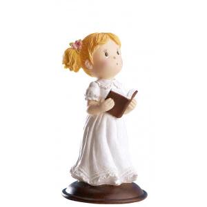 Communion Girl With Bible 12cm