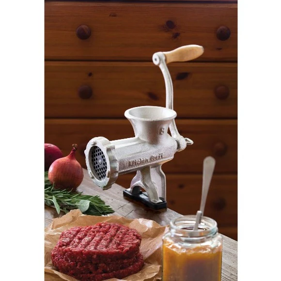 Home Made Cast Iron Mincer No.8 - Image 3
