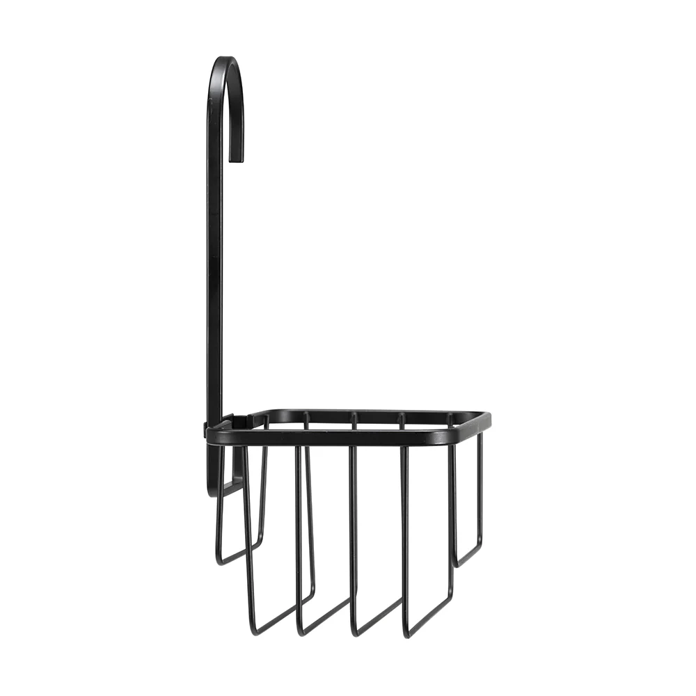 Hook Over Bathroom Caddy - Matt Black - Image 3