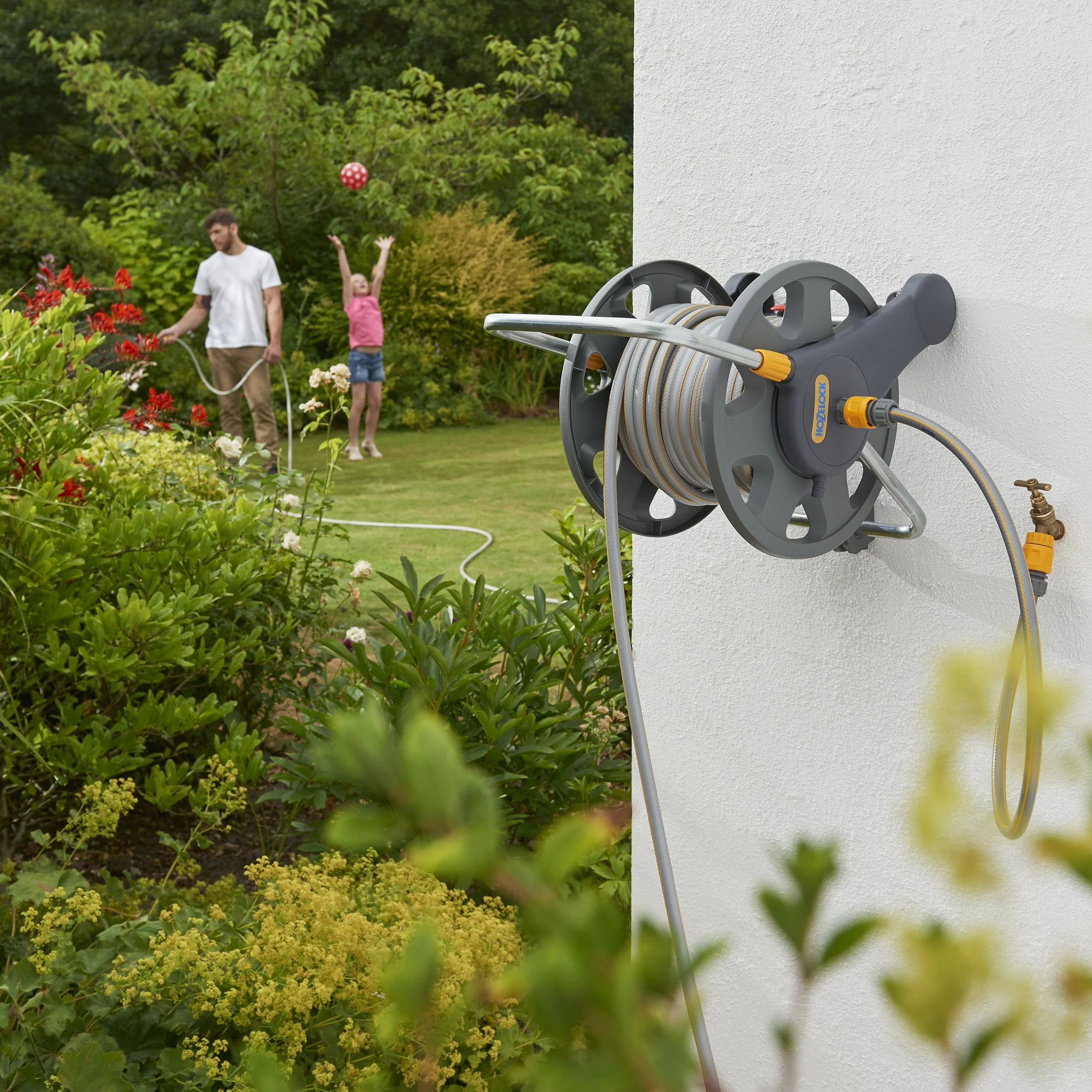 Hozelock 2-in-1 Hose Reel (60m) - Image 2