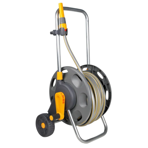 HOZELOCK 60m CART & 50m HOSE & FITTINGS