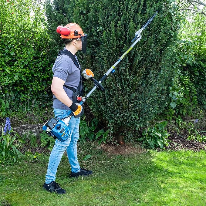 Hyundai 52cc Petrol Garden Multi Tool - Hedge trimmer, Brushcutter, Saw - Image 10