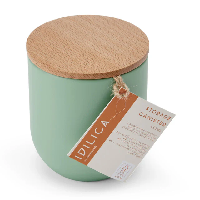 Idilica Kitchen Canister Small | Green - Image 4