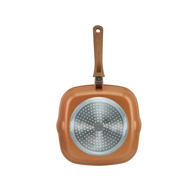 JML Copper Stone 28cm Griddle Pan - Image 3
