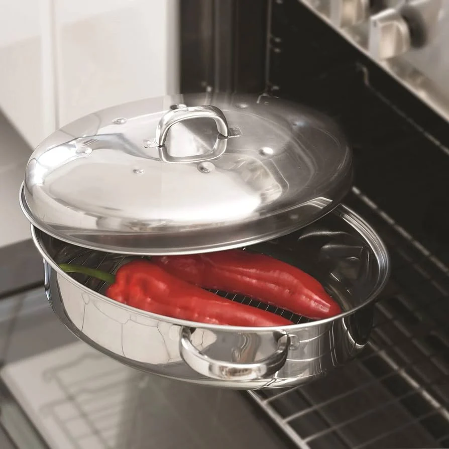 Judge Oval Stainless Steel Roaster 36cm - Image 3