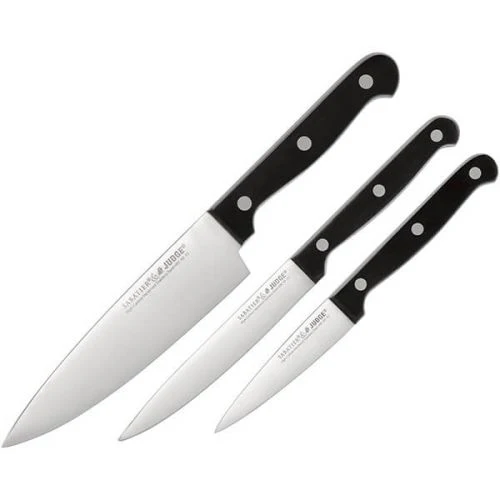 Judge Sabatier 3 Piece Black Knife Block Set - Image 2