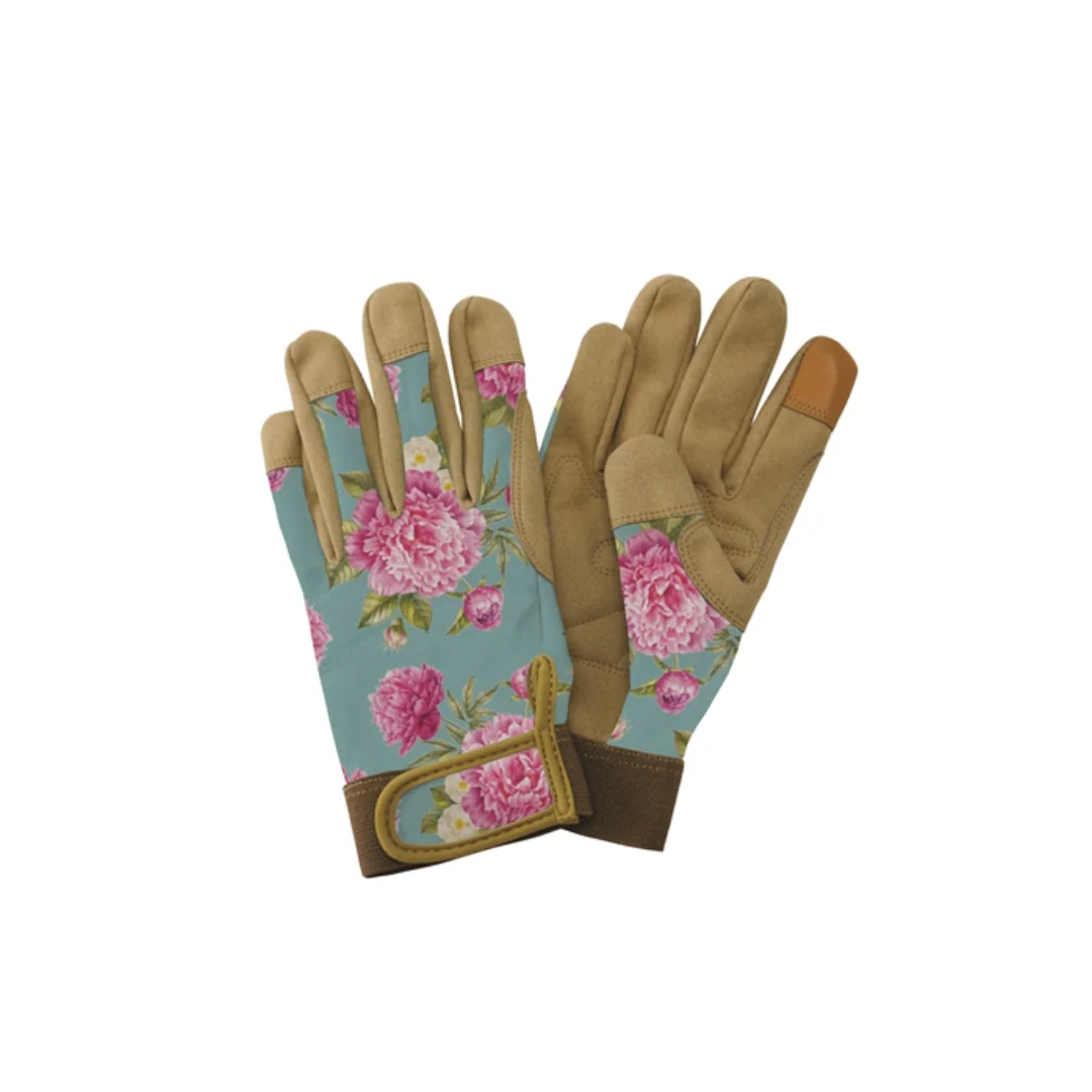 Kent & Stowe Comfort Gloves Aqua Peony - Small