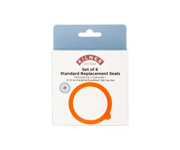Kilner 6 Pack Standard Replacement Rubber Seals - Image 3