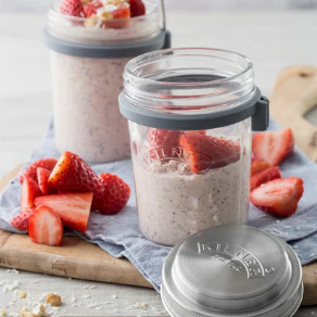Kilner® Breakfast Jar Set – 0.35 Litre with Spoon - Image 5
