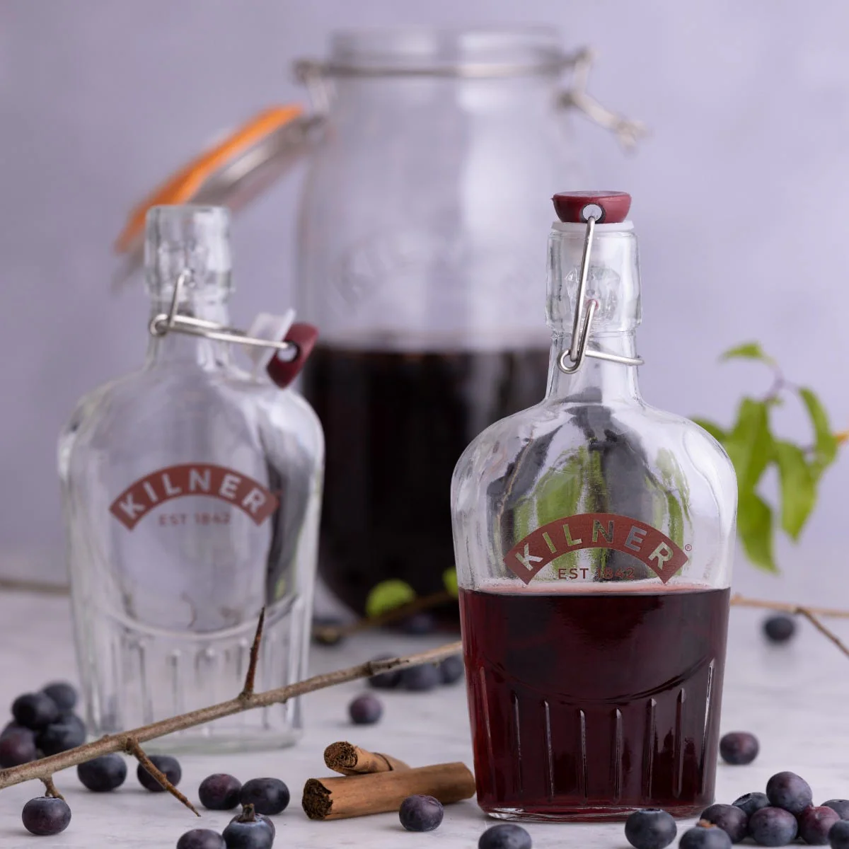 Kilner Clip Top Sloe Gin Bottle 0.3 Litre - Image 2