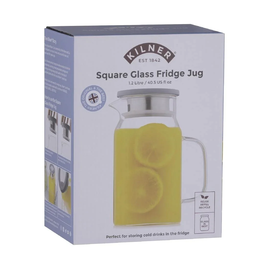 Kilner Fresh Store Jug 1.2 Litre - Image 2