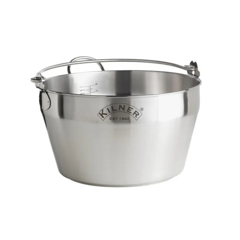 Kilner Stainless Steel Maslin/Preserving Pan 8 Litre