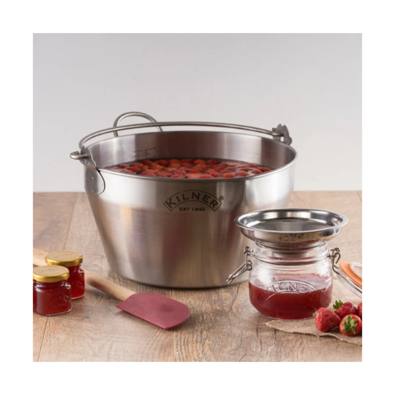 Kilner Stainless Steel Maslin/Preserving Pan 8 Litre - Image 3