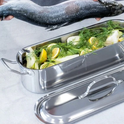 Kitchen Craft Clearview Fish Poacher 60cm/24" - Image 2