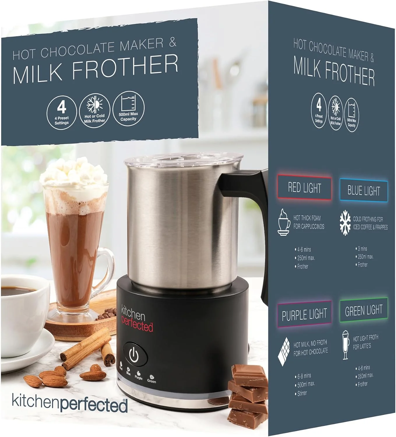 Kitchen Perfected Milk Frother & Hot Chocolate Maker - Image 4