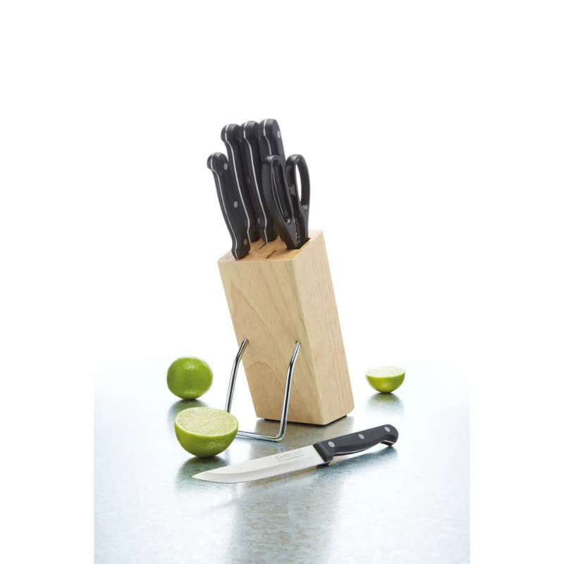 KitchenCraft 6 Piece Knife Set and Block - Image 4