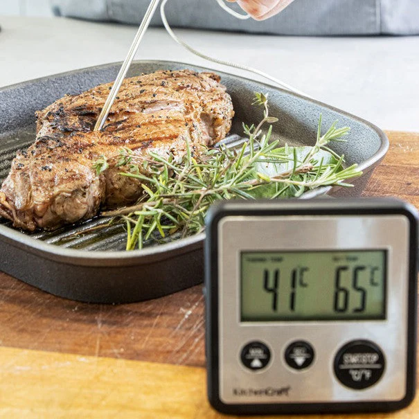 KitchenCraft Digital Cooking Thermometer and Timer - Image 4