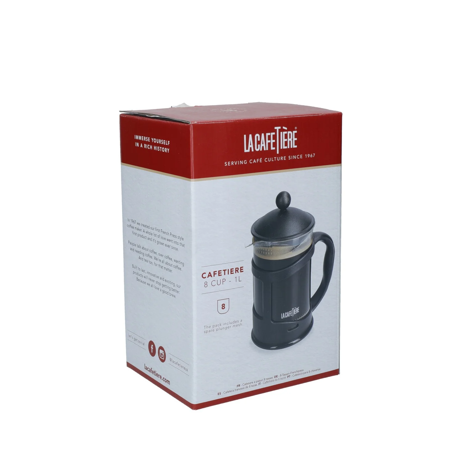 La Cafetière Plastic Cafetiere 8-Cup - Image 3