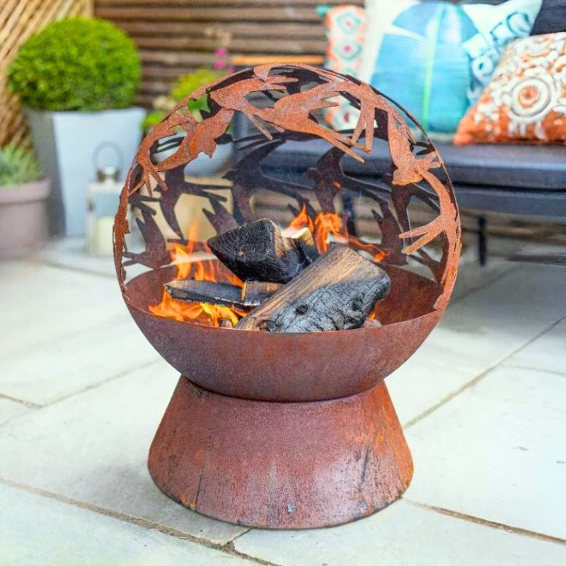 La Hacienda Chiminea Fire Pit - Swallows Design - Image 3