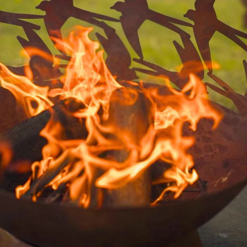 La Hacienda Chiminea Fire Pit - Swallows Design - Image 5