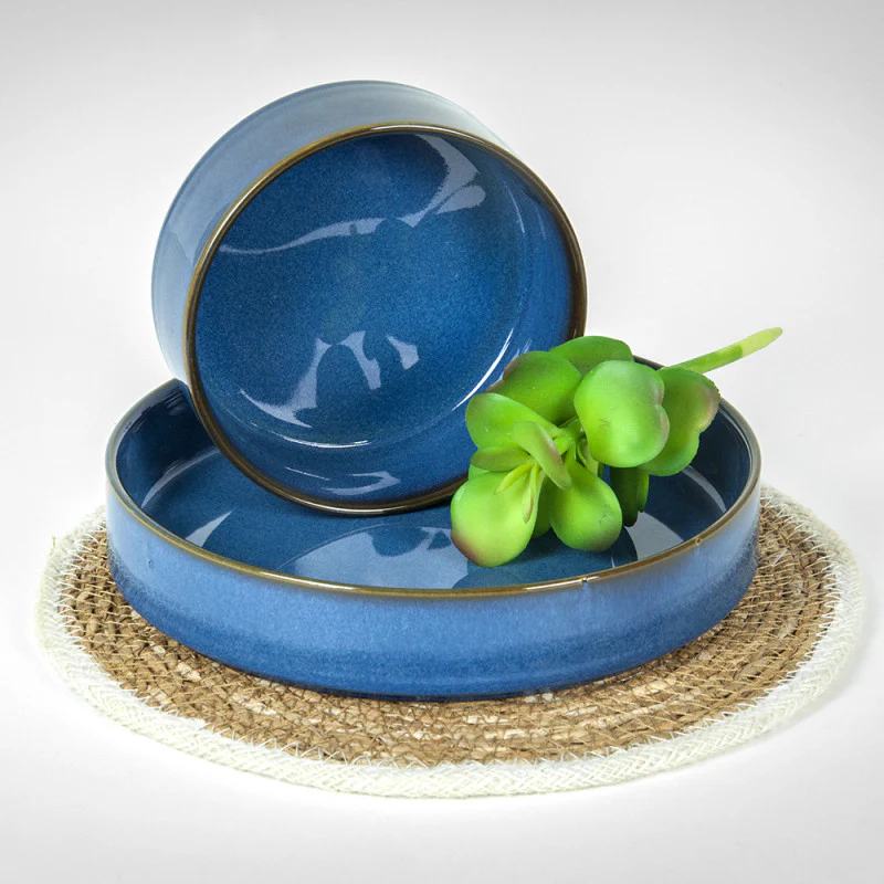 La Mediterránea Chester Blue Plate 22cm - Image 3