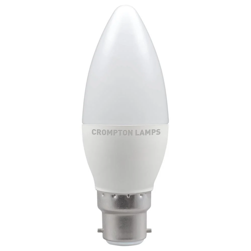 LED Candle Bulb 5.5W B22 Warm White – Thermal Plastic