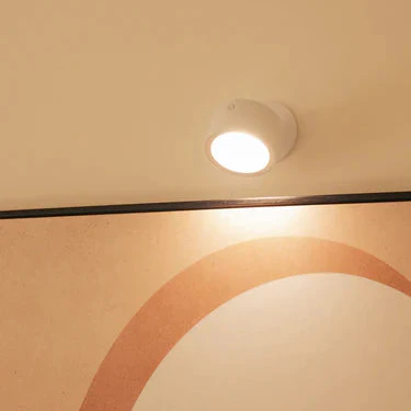 White LED Rechargeable Battery Operated Wall Light - Image 3