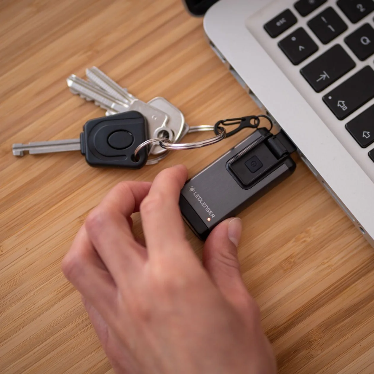 LEDLENSER K6R 400 Lumen Keychain Light Rechargeable - Image 3