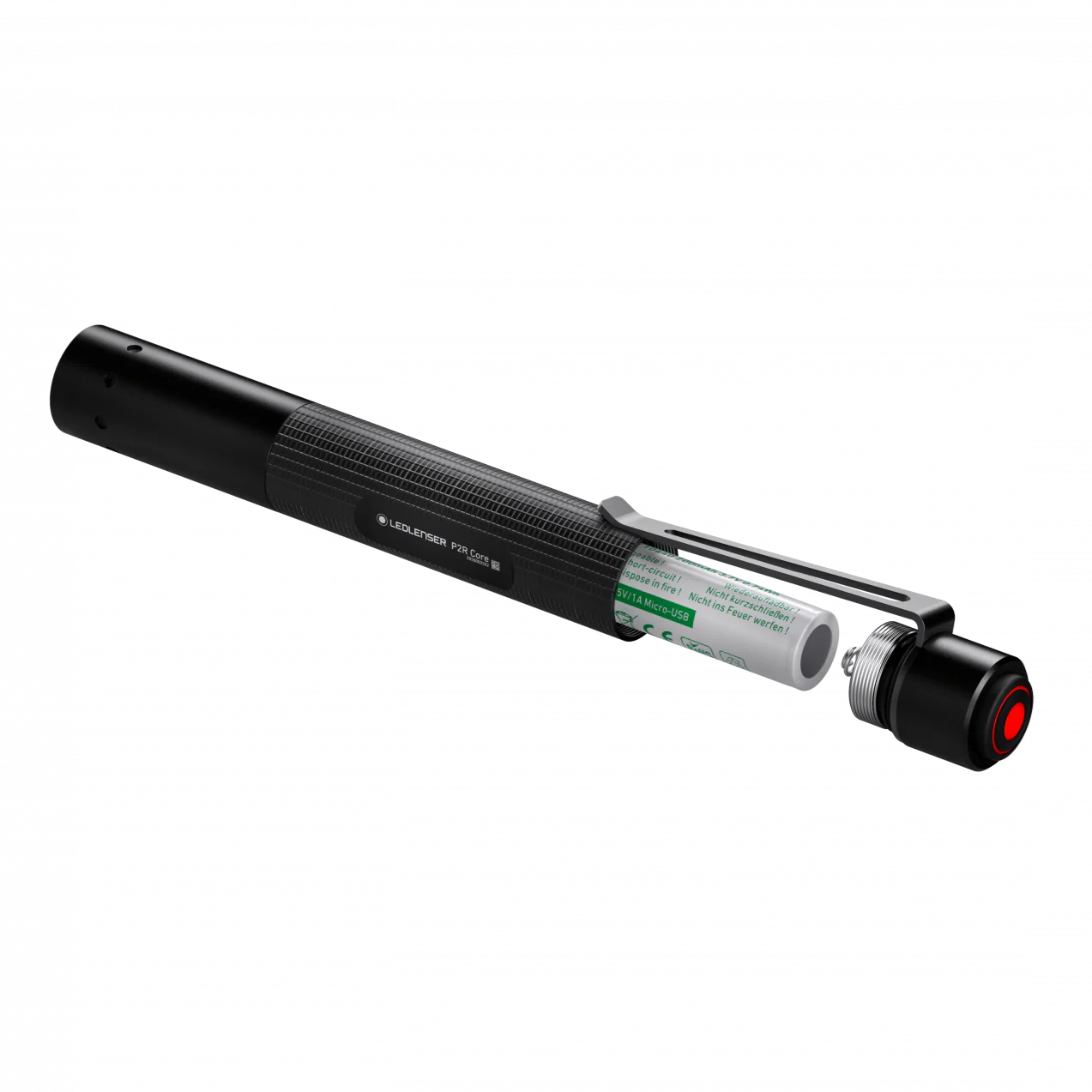 LEDLENSER P2R Core 120 Lumen LED Flashlight Rechargeable Battery - Image 3