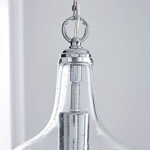 Lenny 1 Light Pendant Glass Ceiling Light - Image 3