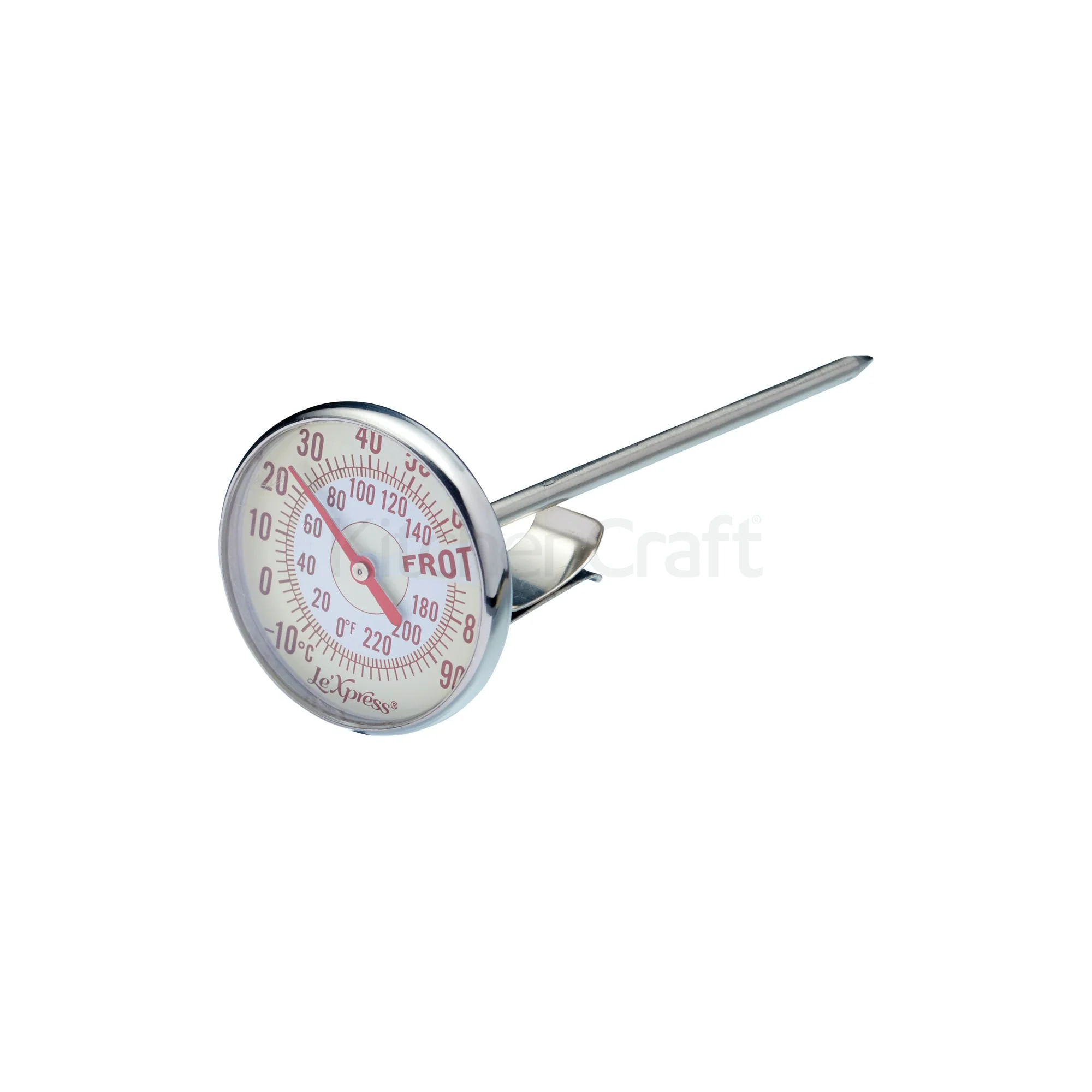 Le'Xpress Stainless Steel Steamed Milk Thermometer