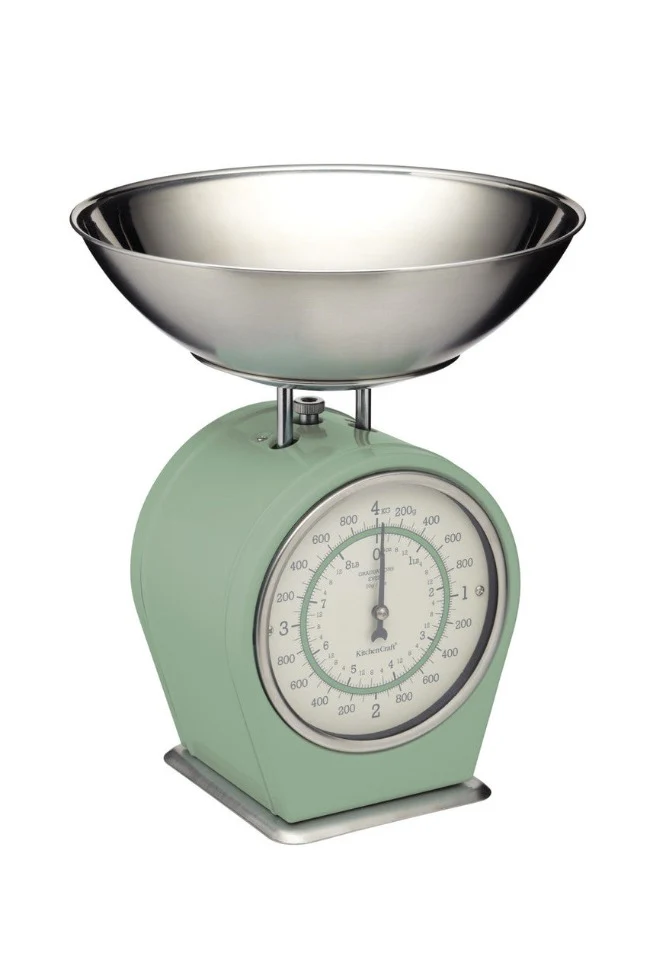 Living Nostalgia Mechanical Kitchen Scales - English Sage Green - Image 2