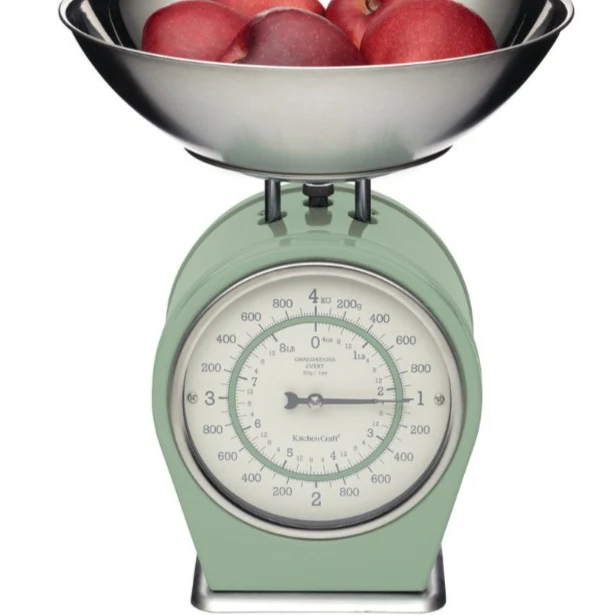 Living Nostalgia Mechanical Kitchen Scales - English Sage Green - Image 4