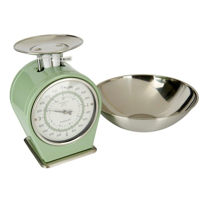 Living Nostalgia Mechanical Kitchen Scales - English Sage Green - Image 5