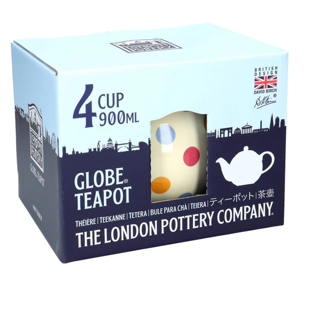 London Pottery Globe 4 Cup Teapot Multi Spot - Image 3