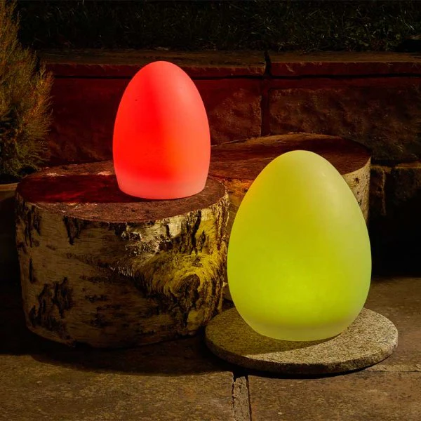 Lunière Oval Multicolour Solar Garden Light - X/Large
