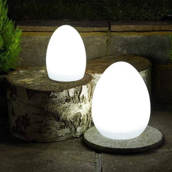 Lunière Oval Multicolour Solar Garden Light - X/Large - Image 2