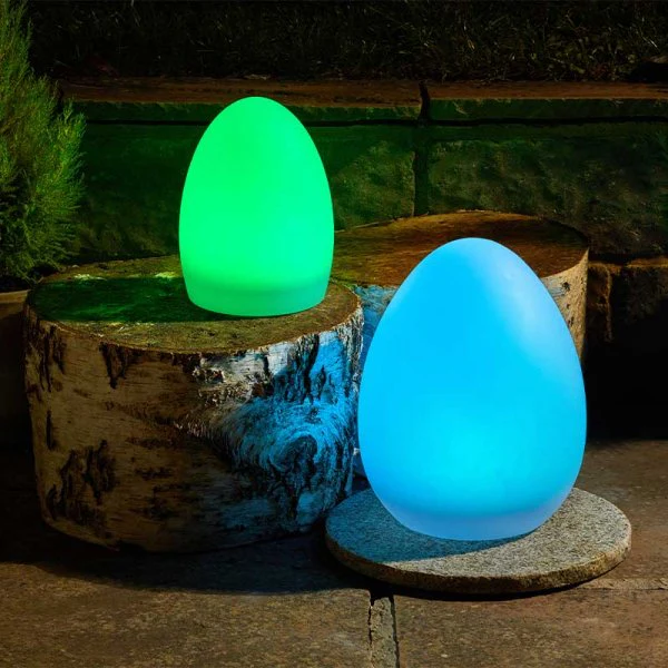 Lunière Oval Multicolour Solar Garden Light - X/Large - Image 3