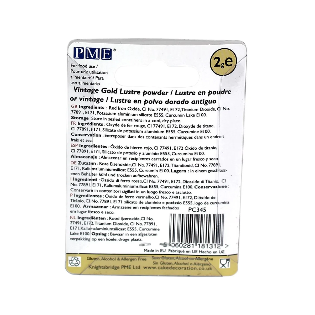 Lustre Powder – Champagne Gold - Image 3