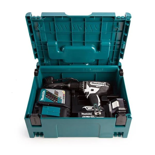 Makita Combi Drill 18V with 2 x 5.0Ah Li-ion Batteries - Image 3
