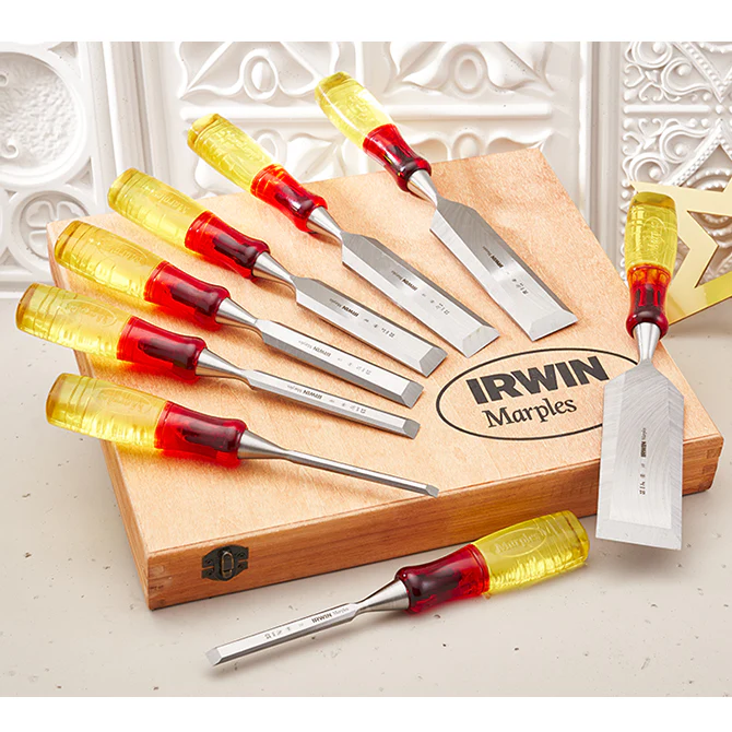IRWIN Marples Chisel Set in Storage Box - 8 Piece - Image 3
