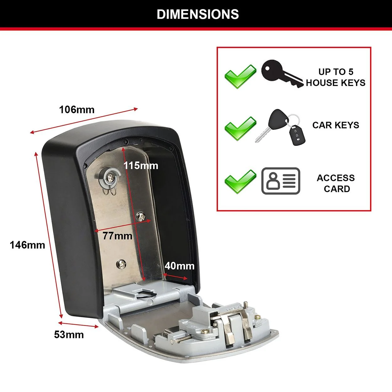 Master Lock Large Key Box - Image 2
