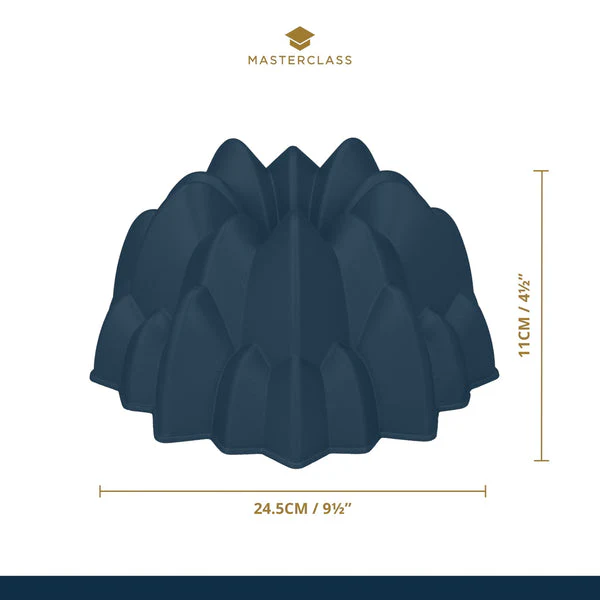 MasterClass Cast Aluminium Decorative Peak Cake Tin 24cm - Image 4