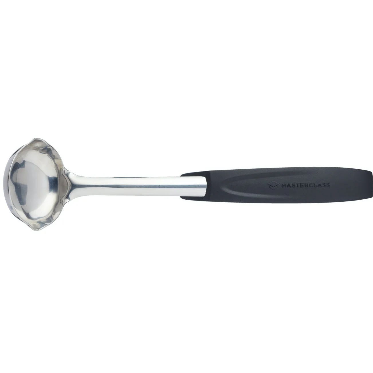 MasterClass Stainless Steel Sauce Ladle - Black