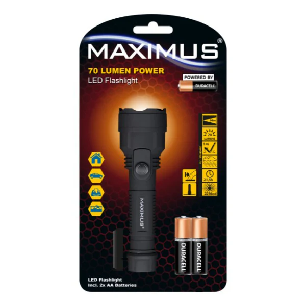 Maximus LED Flashlight 1W 70lm - Image 2
