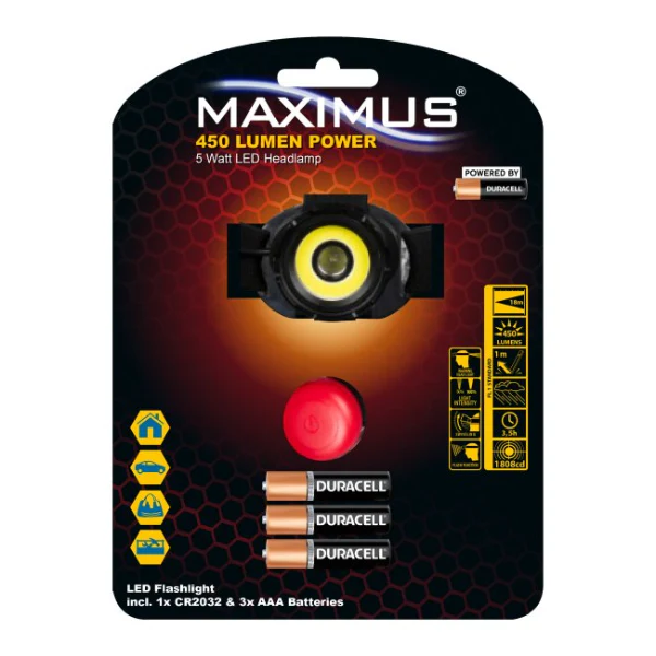 Maximus LED Headlamp 5w 450lm - Image 2