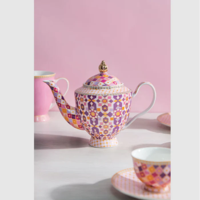 Maxwell & Williams Teas & C's Kasbah Rose 500ml Teapot with Infuser - Image 2
