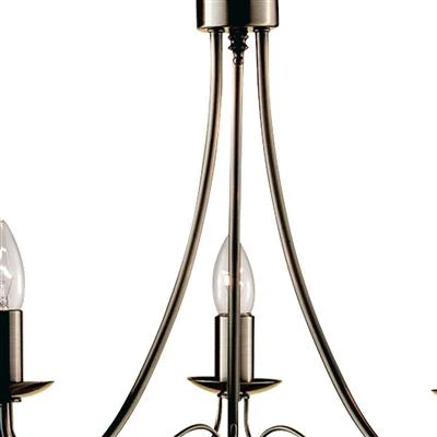 Maypole 3lt Ceiling Pendant - Antique Brass - Image 2
