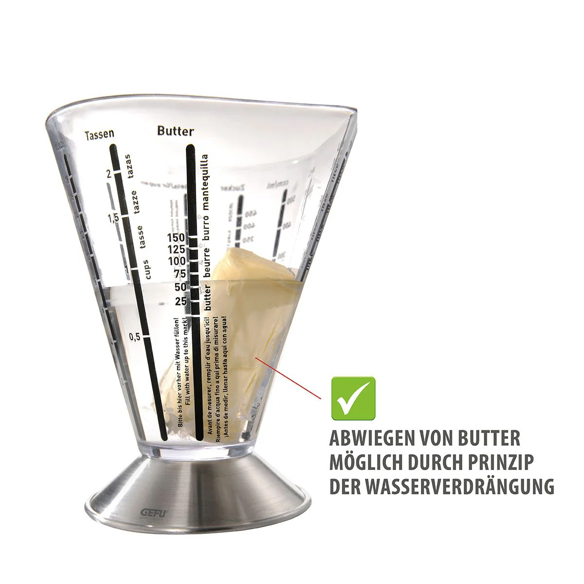 Gefu Messi Measuring Cup 500ml - Image 4