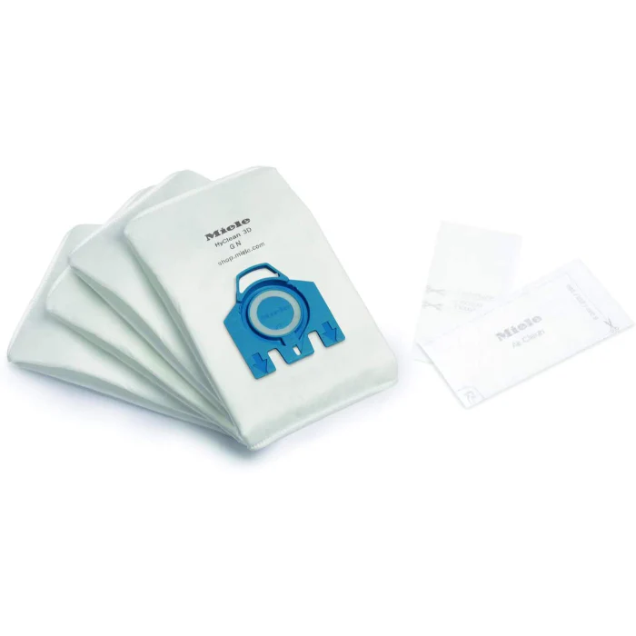 Miele 9917730 HyClean 3D Efficiency GN Vacuum Cleaner Dustbag with 4 Dustbags, Air Clean and Motor Filter, 2 Litre, Blue - Image 4